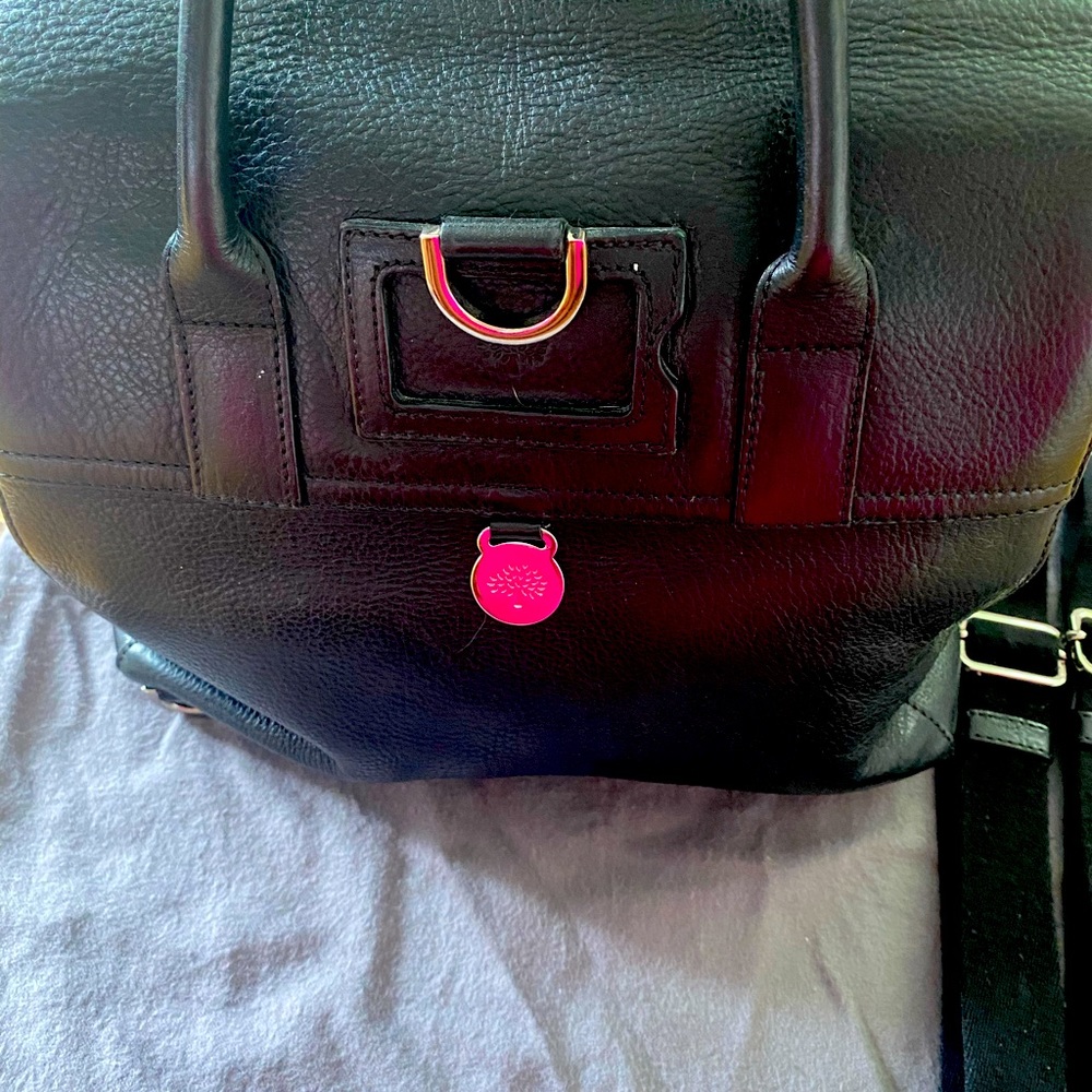 Mulberry leather Black Bag, Cara Delevingne edition *Authentic*